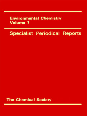 cover image of Environmental Chemistry, Volume 1
